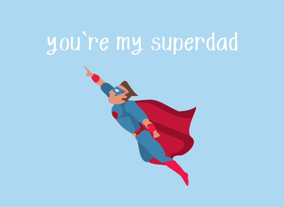 Card for a Father's Day.
