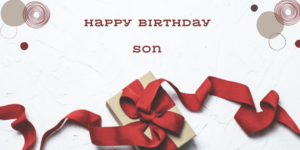 Birthday card for son from mom
